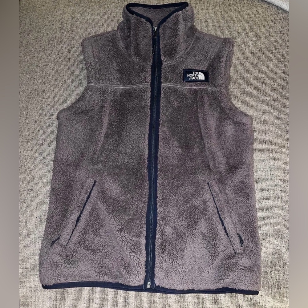 The North Face Gray Fleece Vest